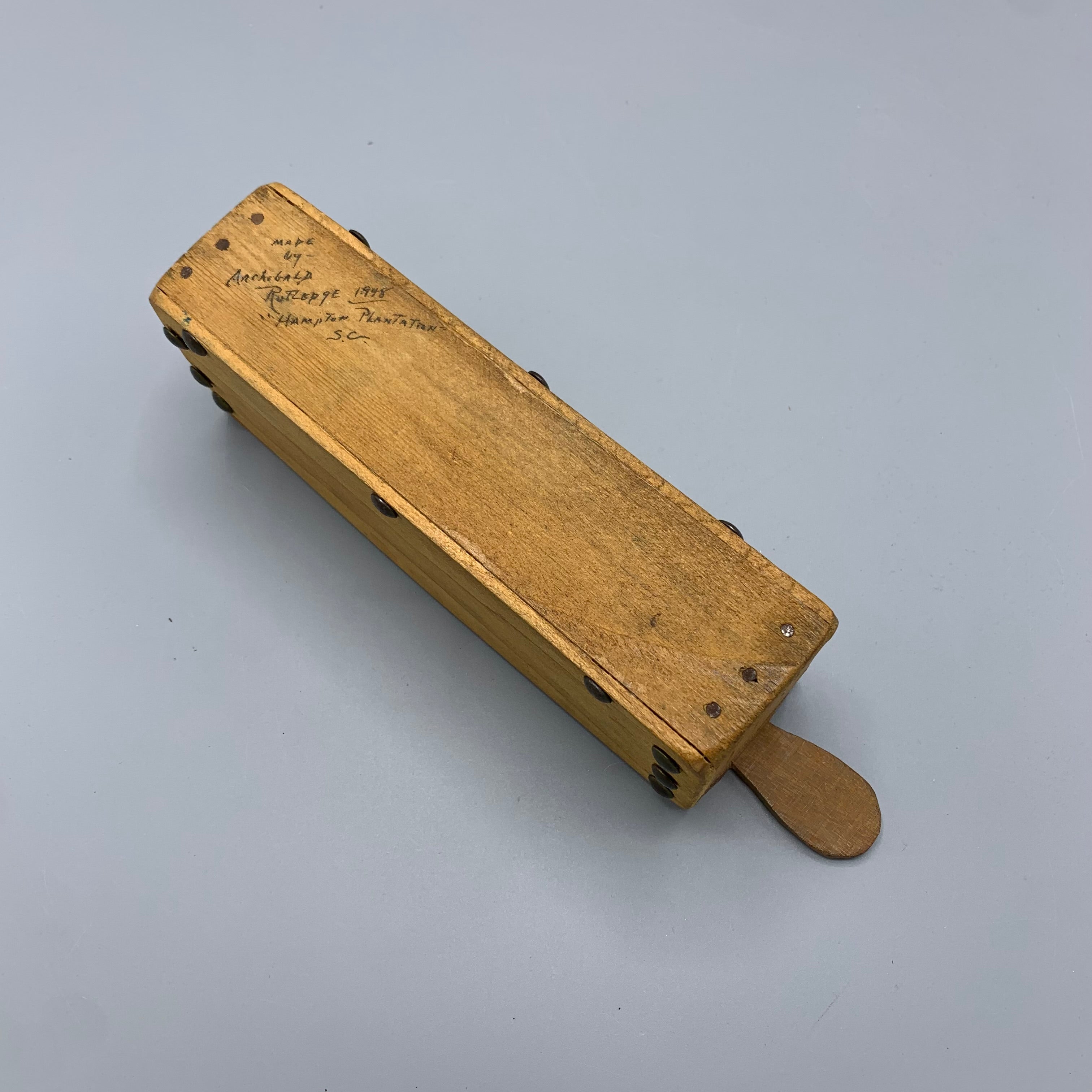 Archibald Rutledge - Vintage Box Turkey Call