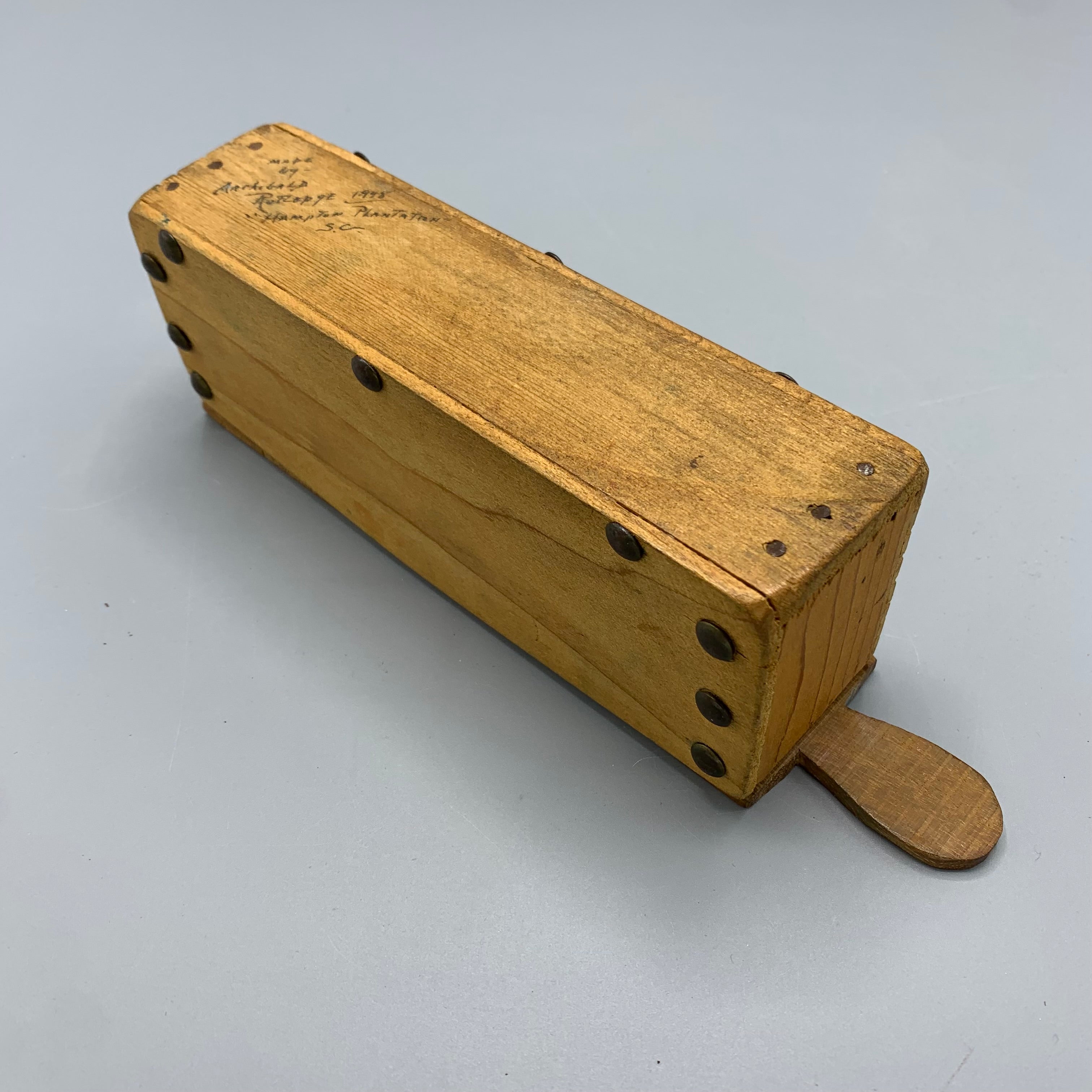 Archibald Rutledge - Vintage Box Turkey Call