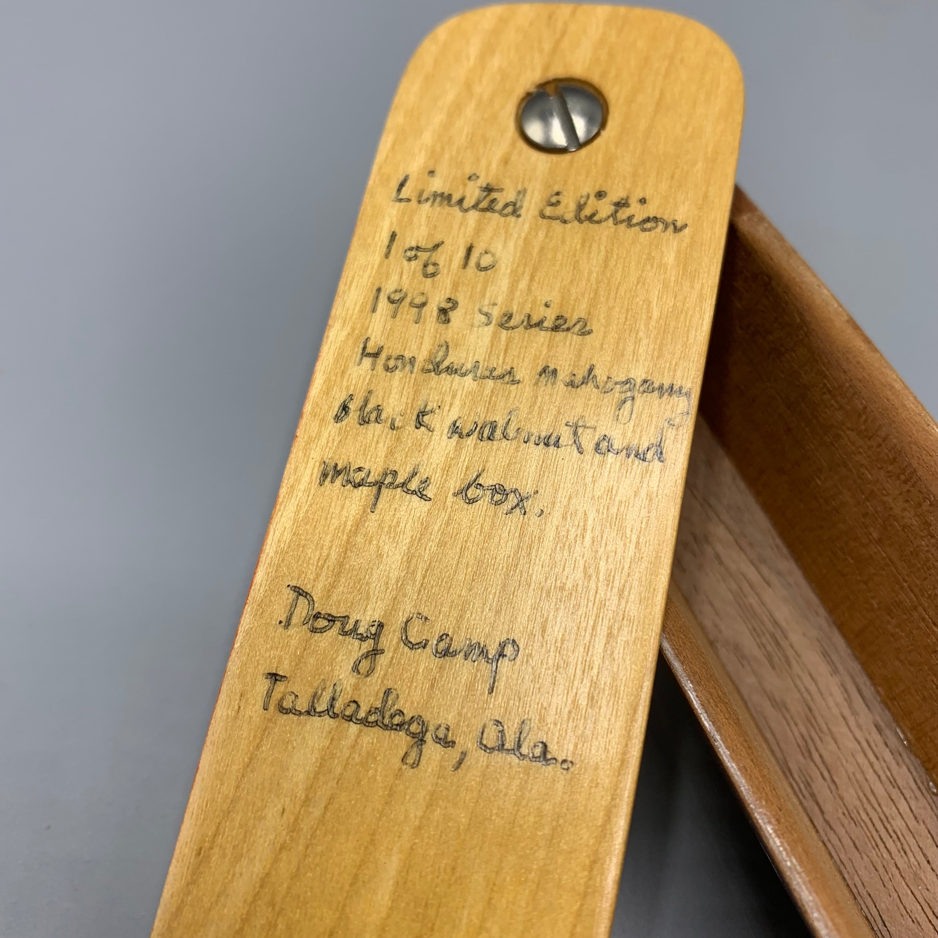 Doug Camp - Screamin Hen 1998 Box Call- Call No. 1055