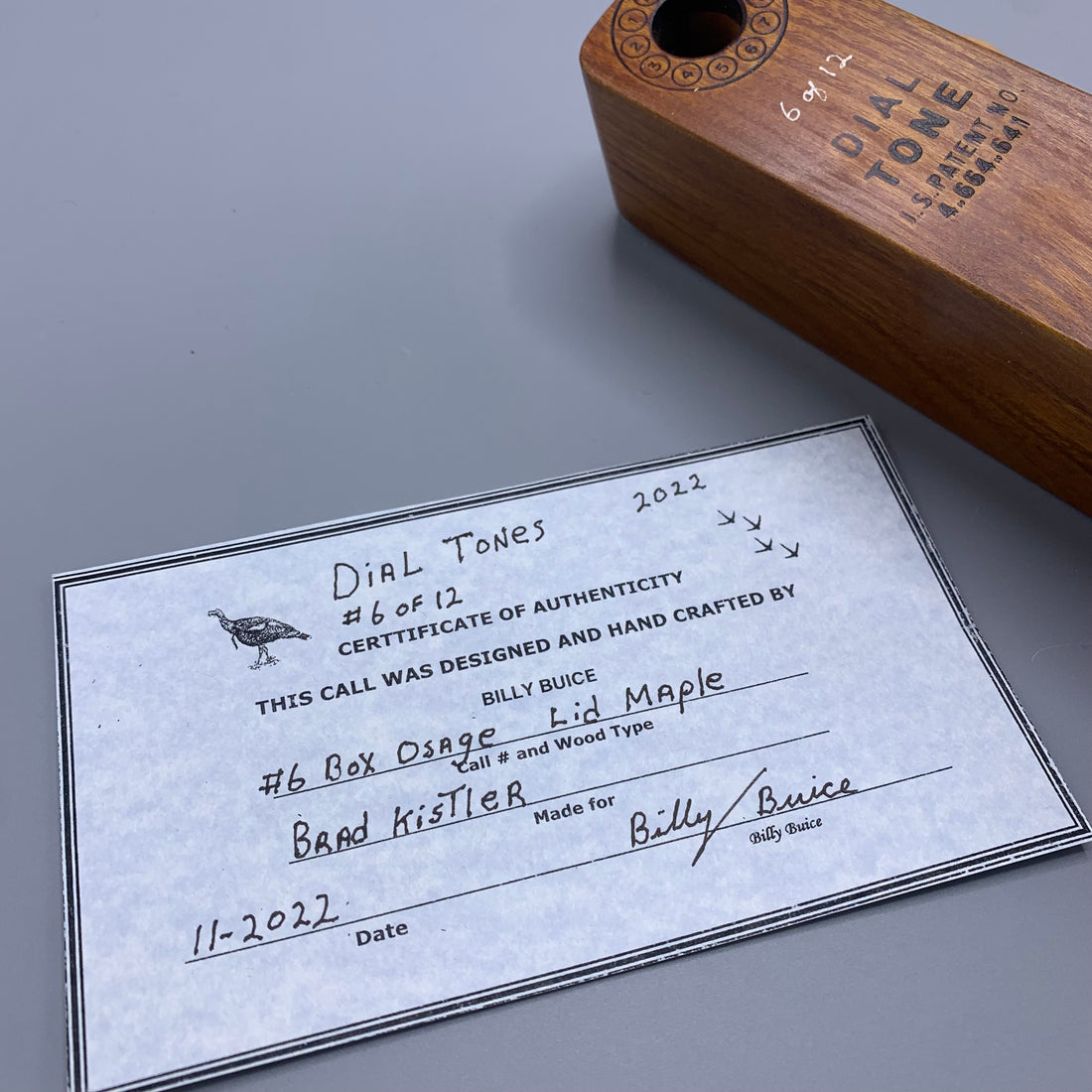 Billy Buice - Call No. 734