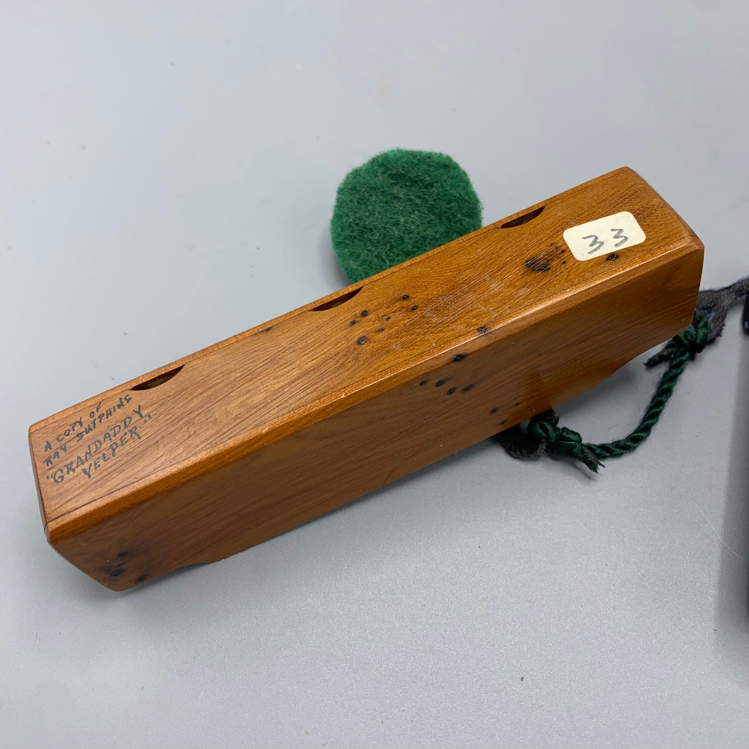 Eugene Upward - 2000 Alaska Yew Wood Scratch Box &amp; Slate Striker - Call No. 1050