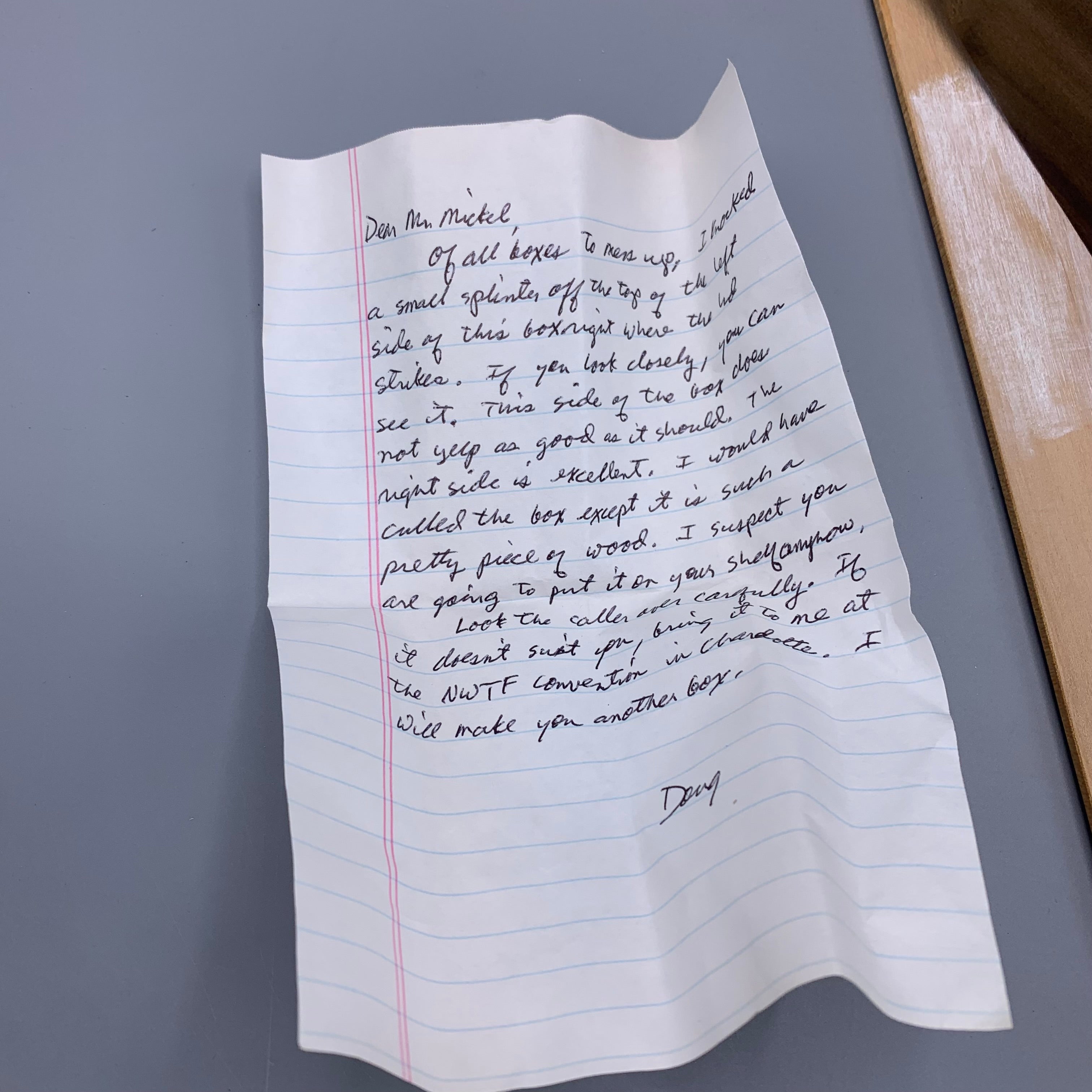 Doug Camp - Screamin Hen Box Call 2002 - Call No. 1056