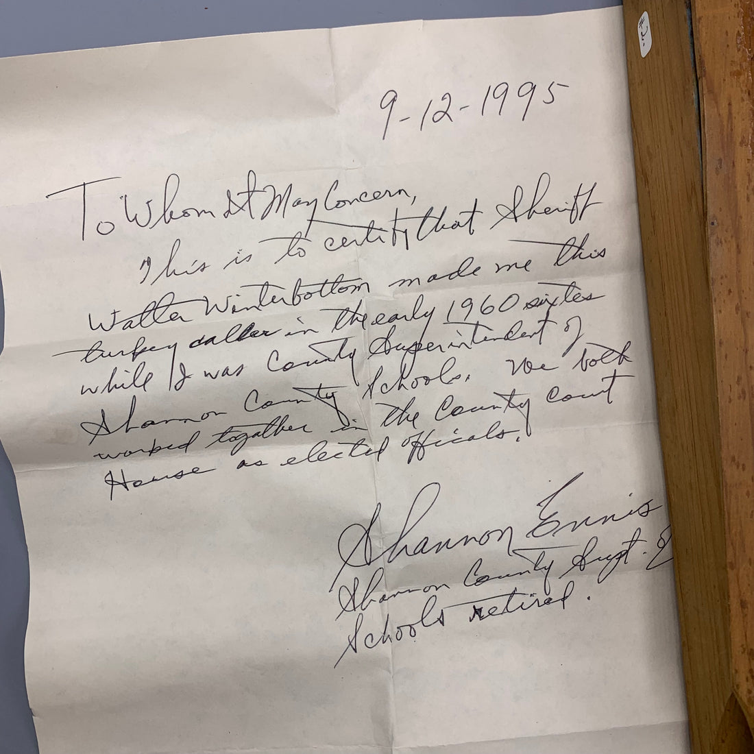 Walter Winterbottom - Call No. 1065