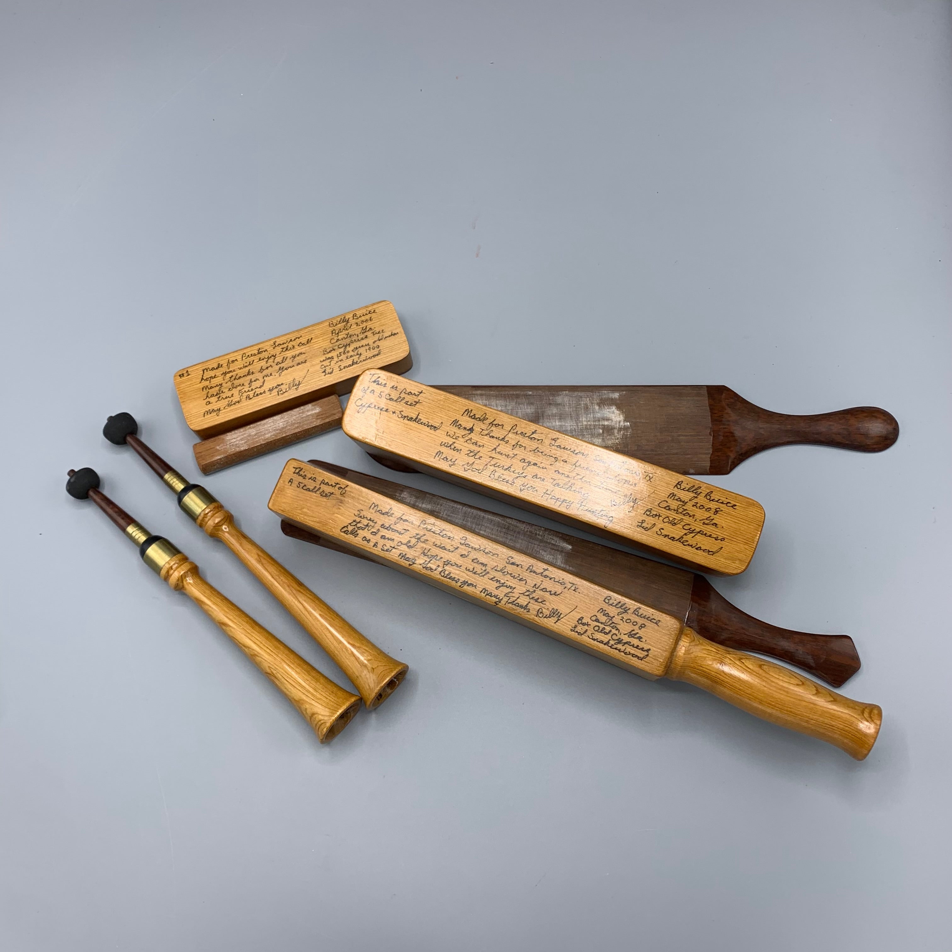 Billy Buice - 2006 5 Call Cypress/Snakewood Match Set - Call No. 500