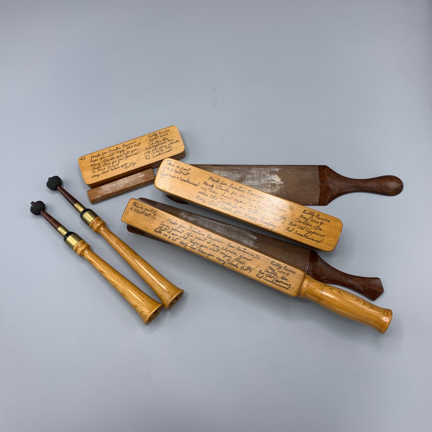 Billy Buice - 2006 5 Call Cypress/Snakewood Match Set - Call No. 500