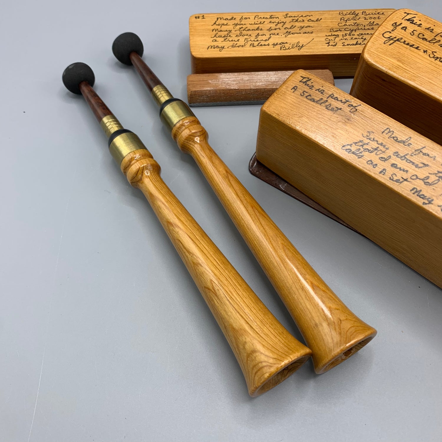 Billy Buice - 2006 5 Call Cypress/Snakewood Match Set - Call No. 500