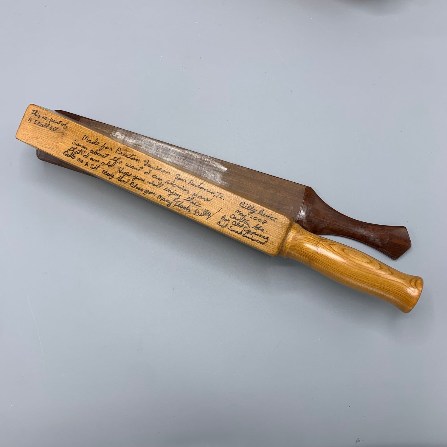 Billy Buice - 2006 5 Call Cypress/Snakewood Match Set - Call No. 500