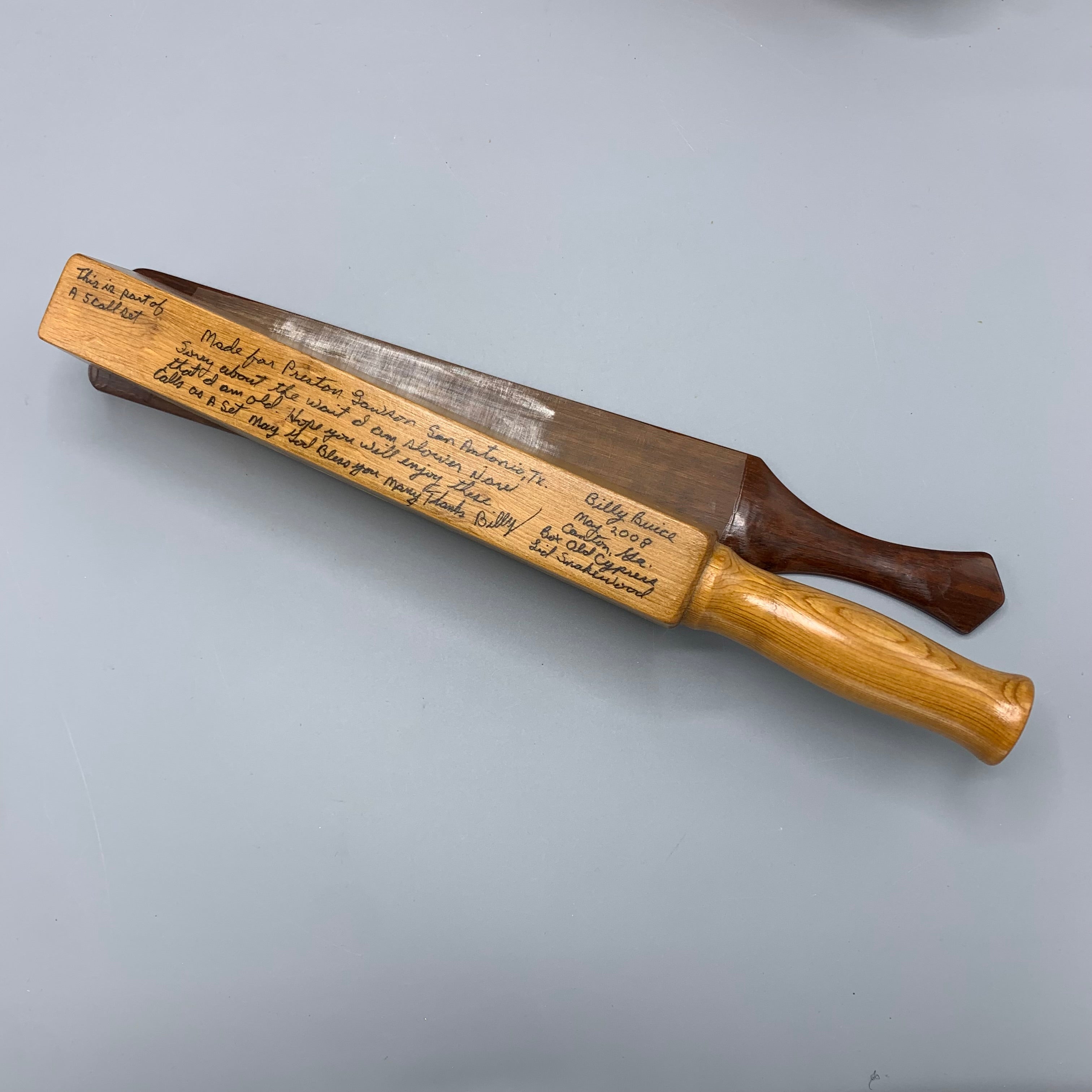 Billy Buice - 2006 5 Call Cypress/Snakewood Match Set - Call No. 500