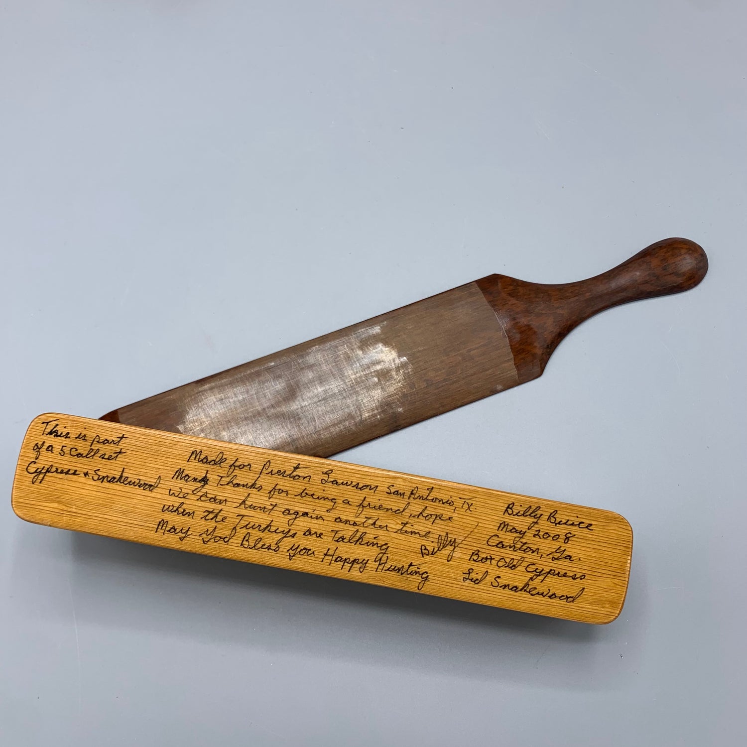 Billy Buice - 2006 5 Call Cypress/Snakewood Match Set - Call No. 500