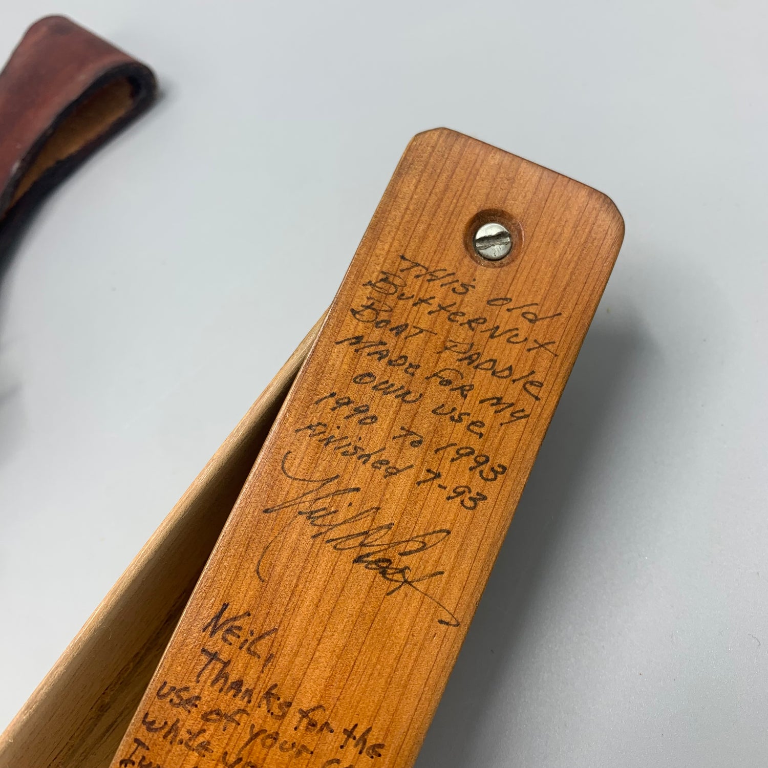 Neil Cost - Paddle Box Call w/ Leather Holster - Call No. 430